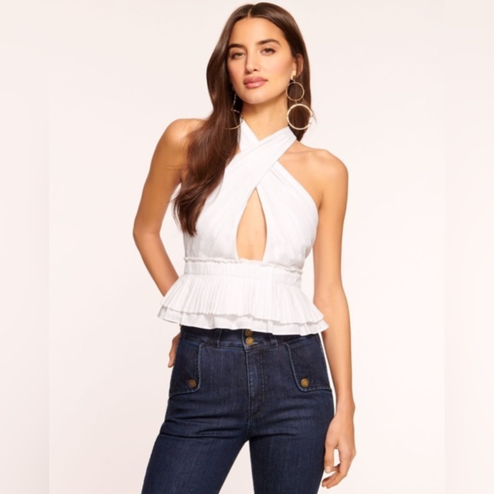 Grace Cutout Halter Tank Top